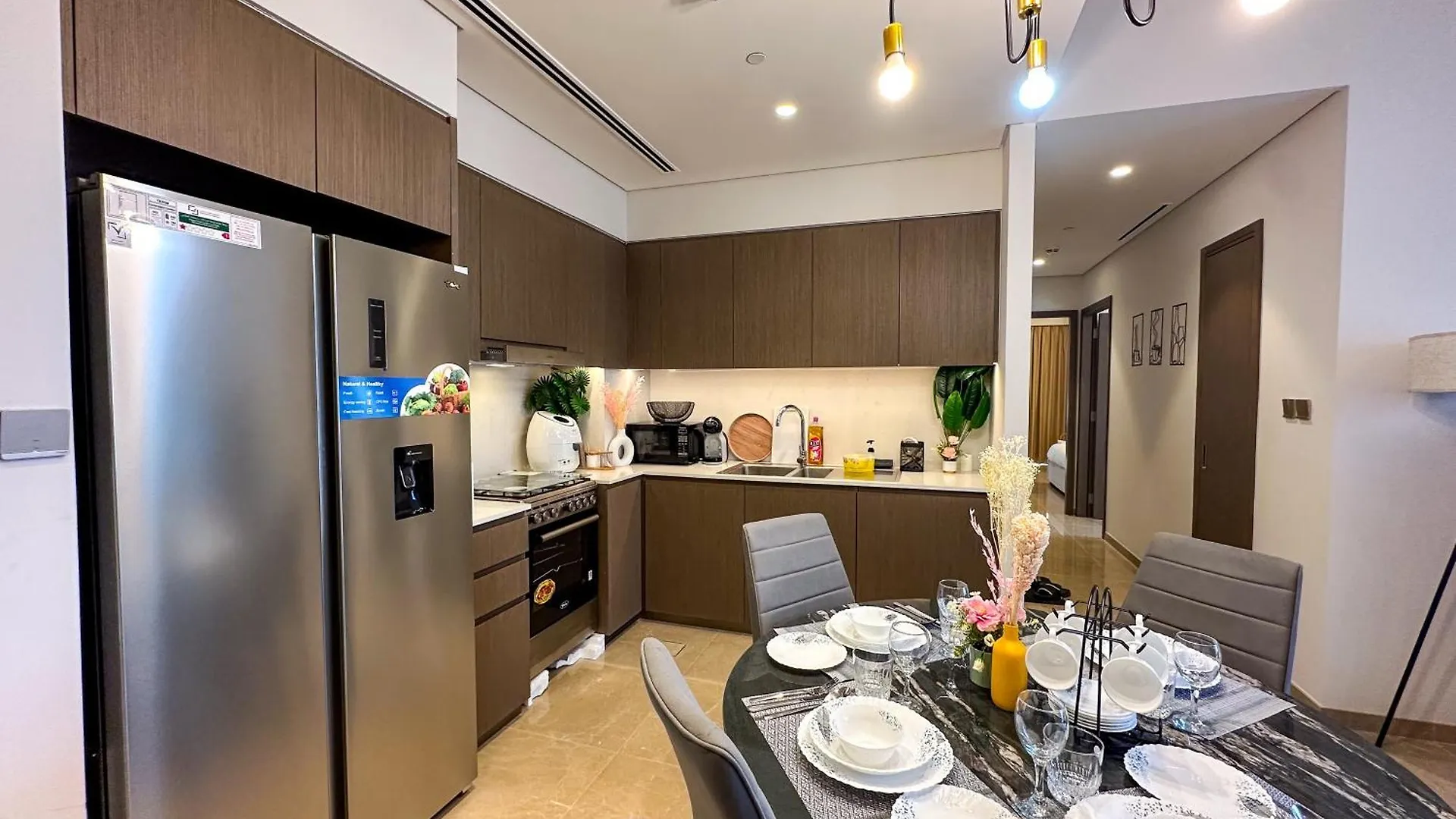 Grande Signature 2Bhk Burj Khalifa Full View 4 Min Walk Dubai Mall Infinity Pool With Fountain View Free Parking By The Meridian