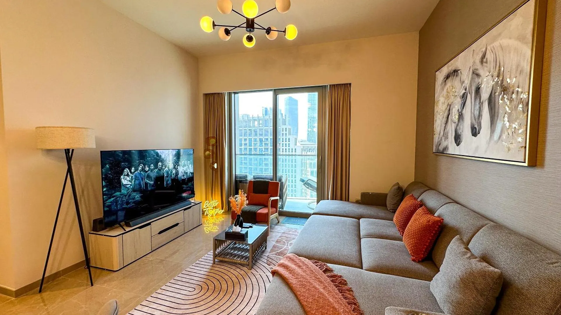 Apartment Grande Signature 2Bhk Burj Khalifa Full View 4 Min Walk Dubai Mall Infinity Pool With Fountain View Free Parking By The Meridian