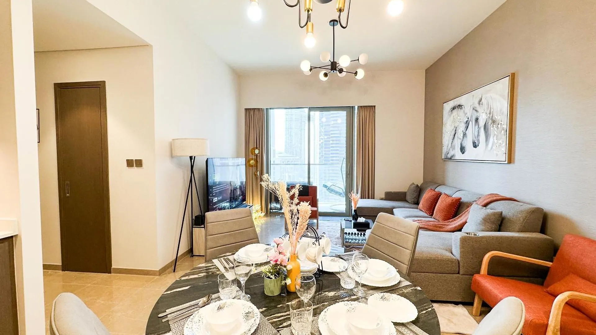 Grande Signature 2Bhk Burj Khalifa Full View 4 Min Walk Dubai Mall Infinity Pool With Fountain View Free Parking By The Meridian Spojené arabské emiráty